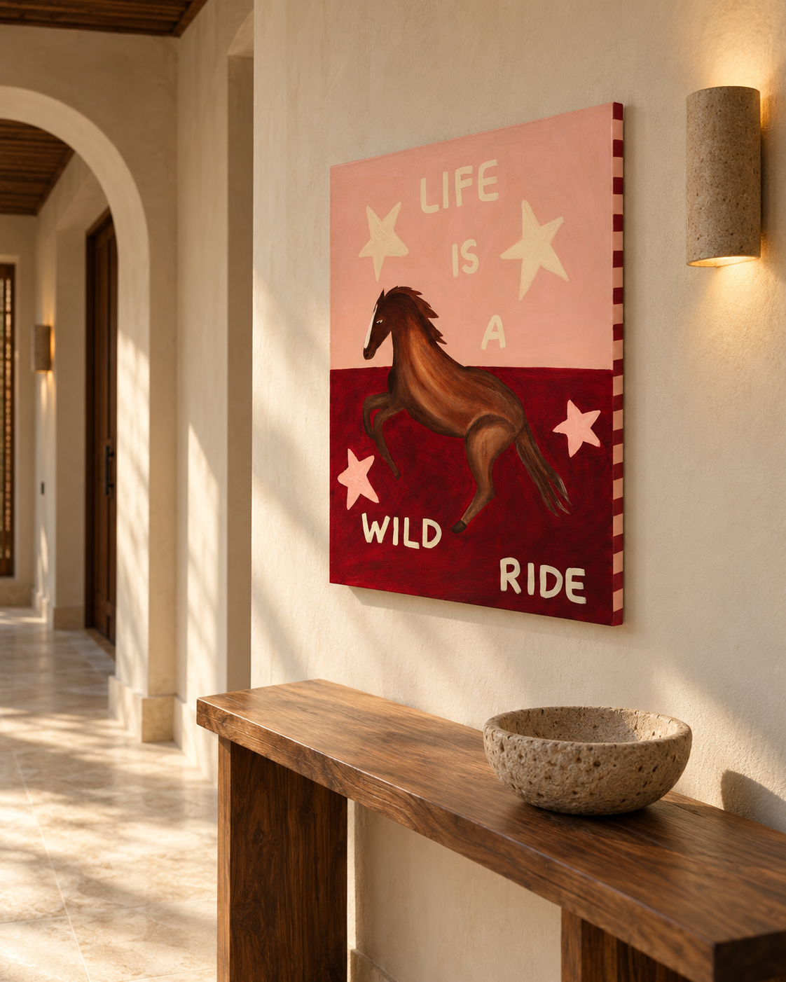Wild ride original art
