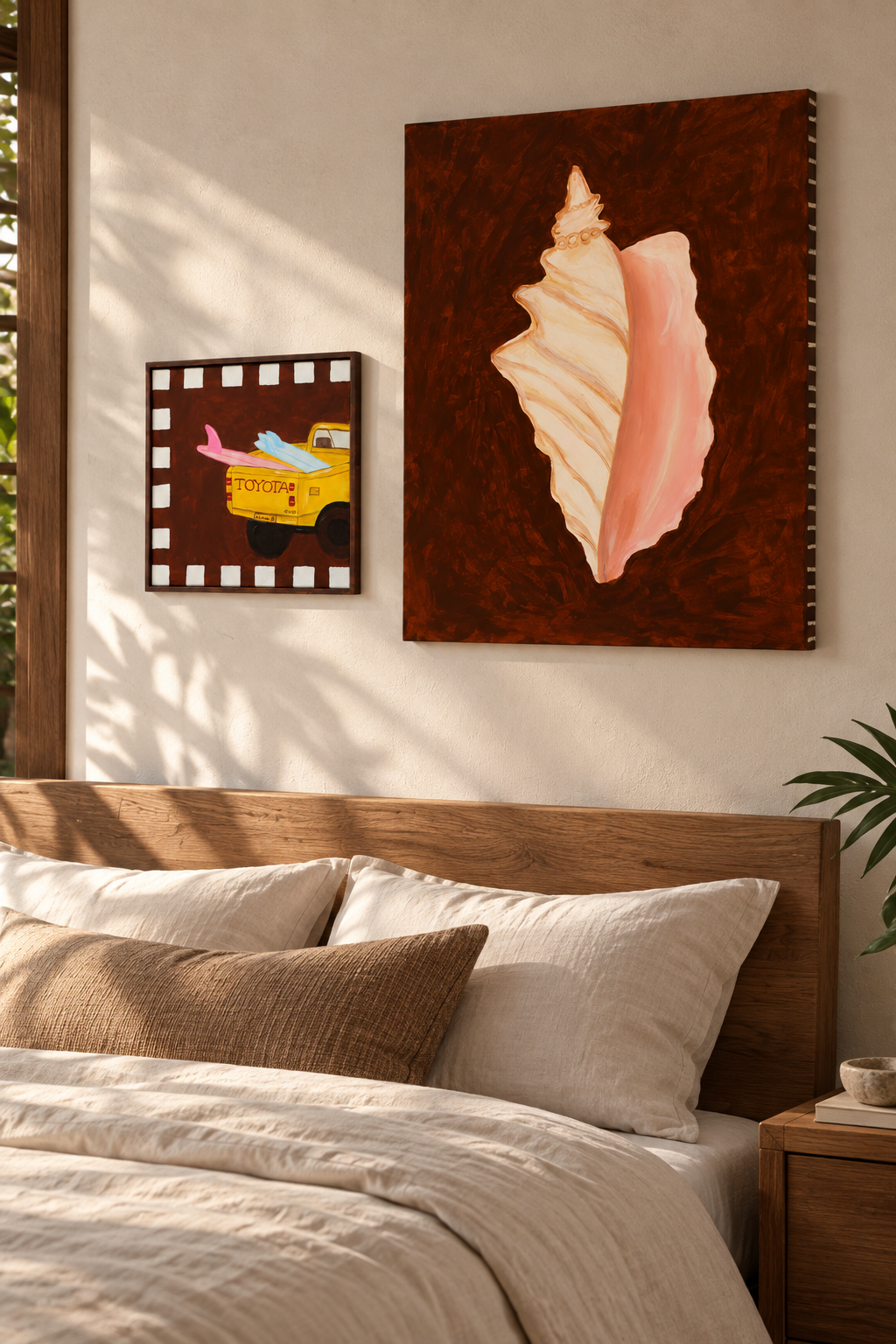 Surf check original art