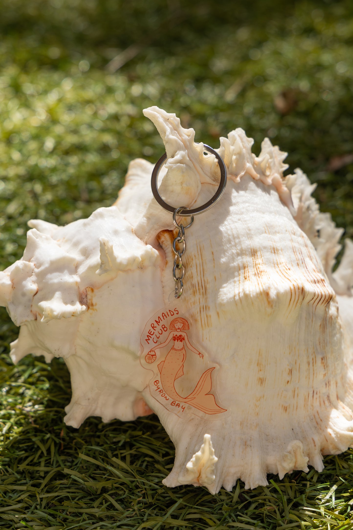 Mermaids club Byron Bay acrylic keyring