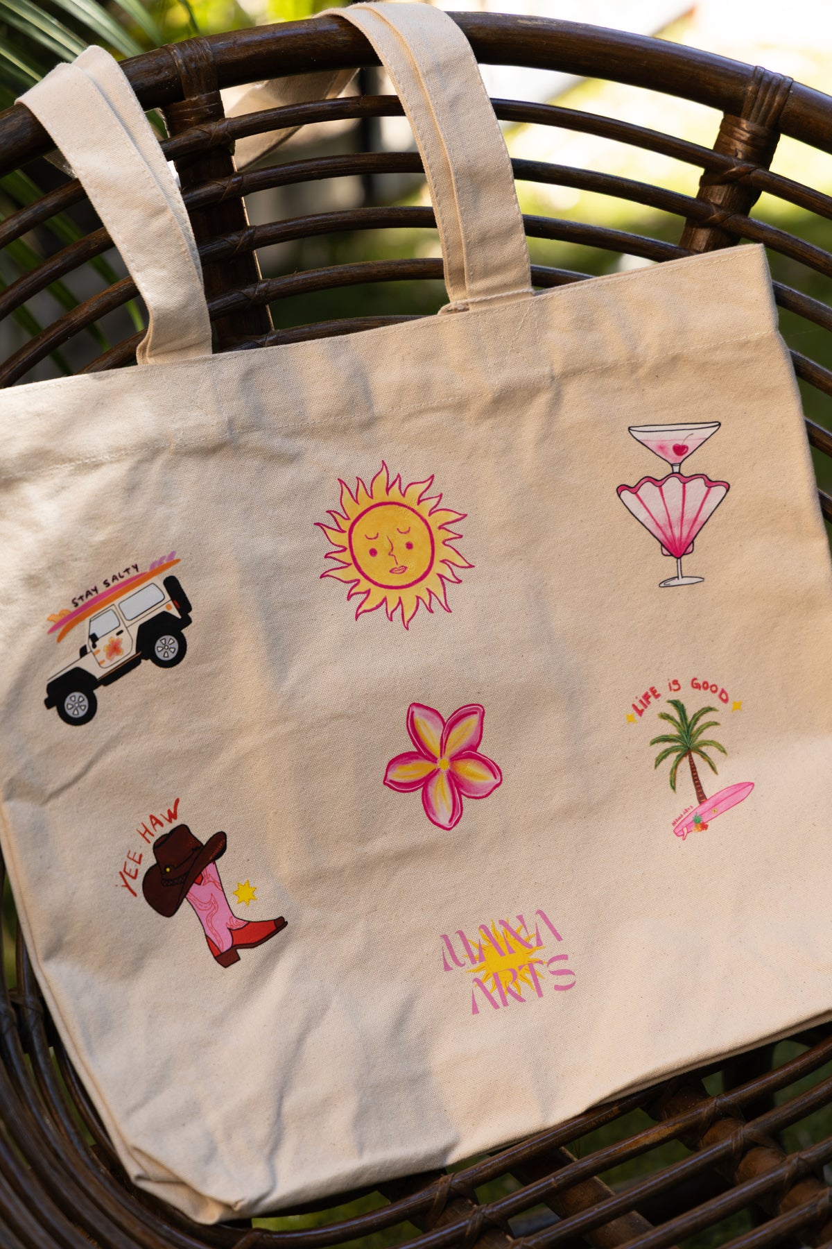 Unique designs tote bags