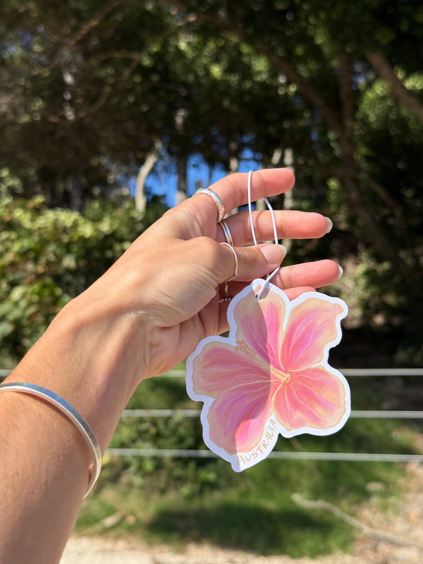 Hibiscus air freshener