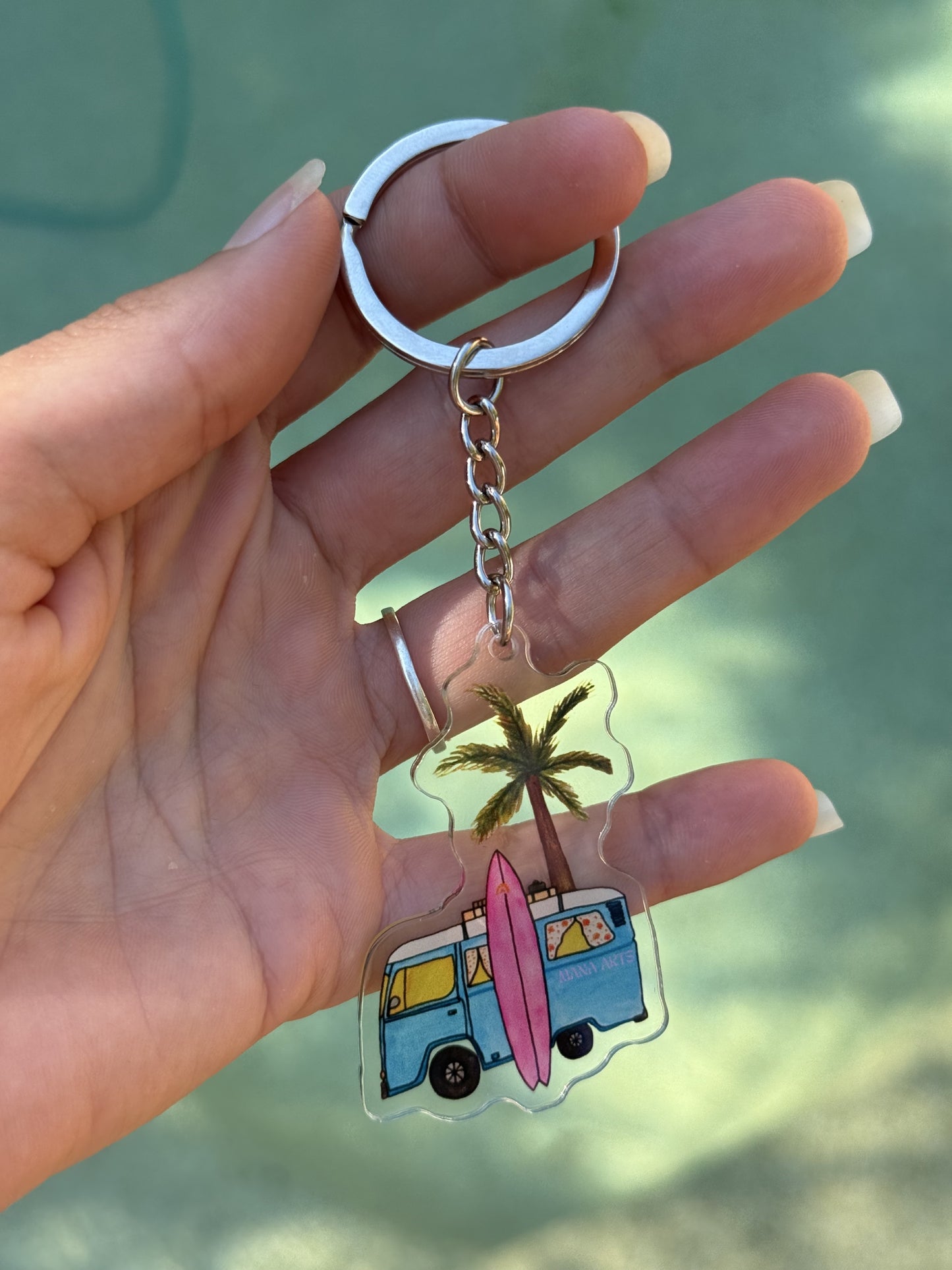 Combi life acrylic keyring