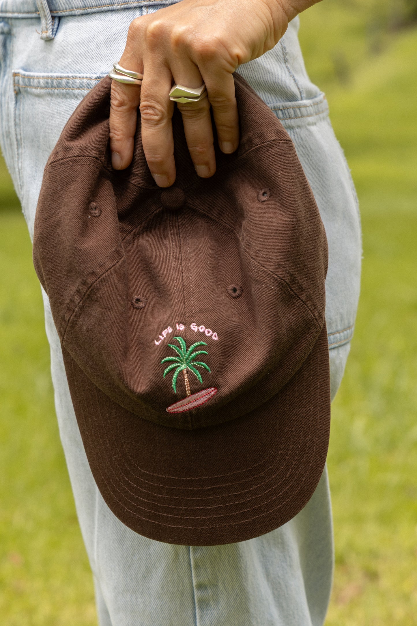 Life is good brown cap LIMITED EDITION