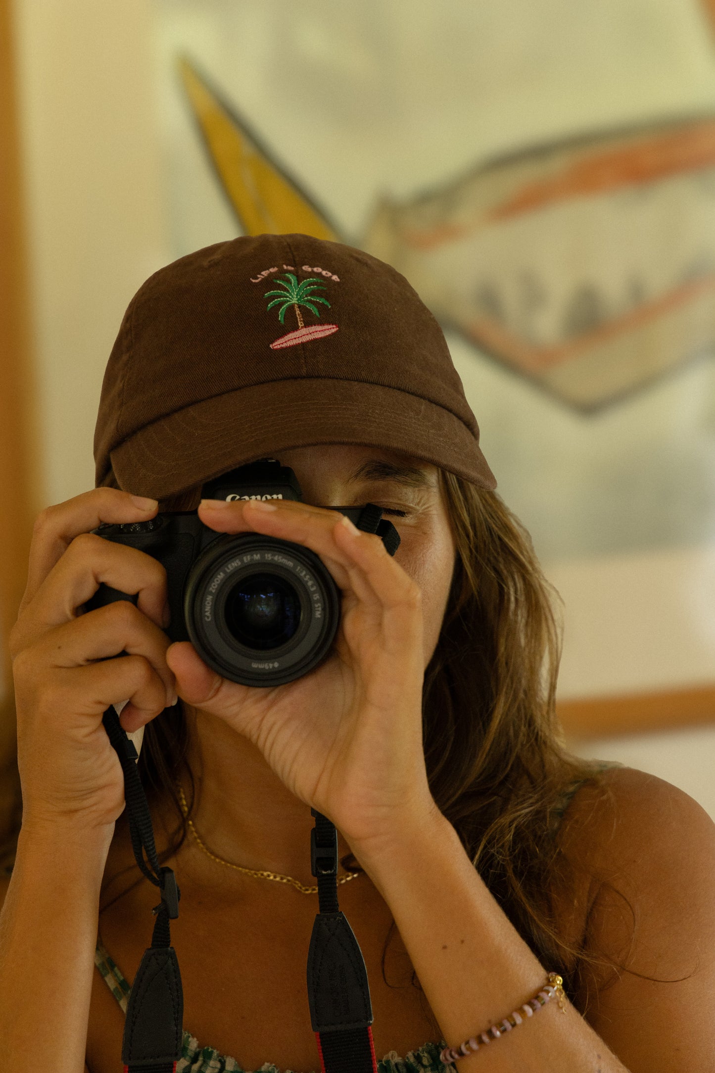 Life is good brown cap LIMITED EDITION