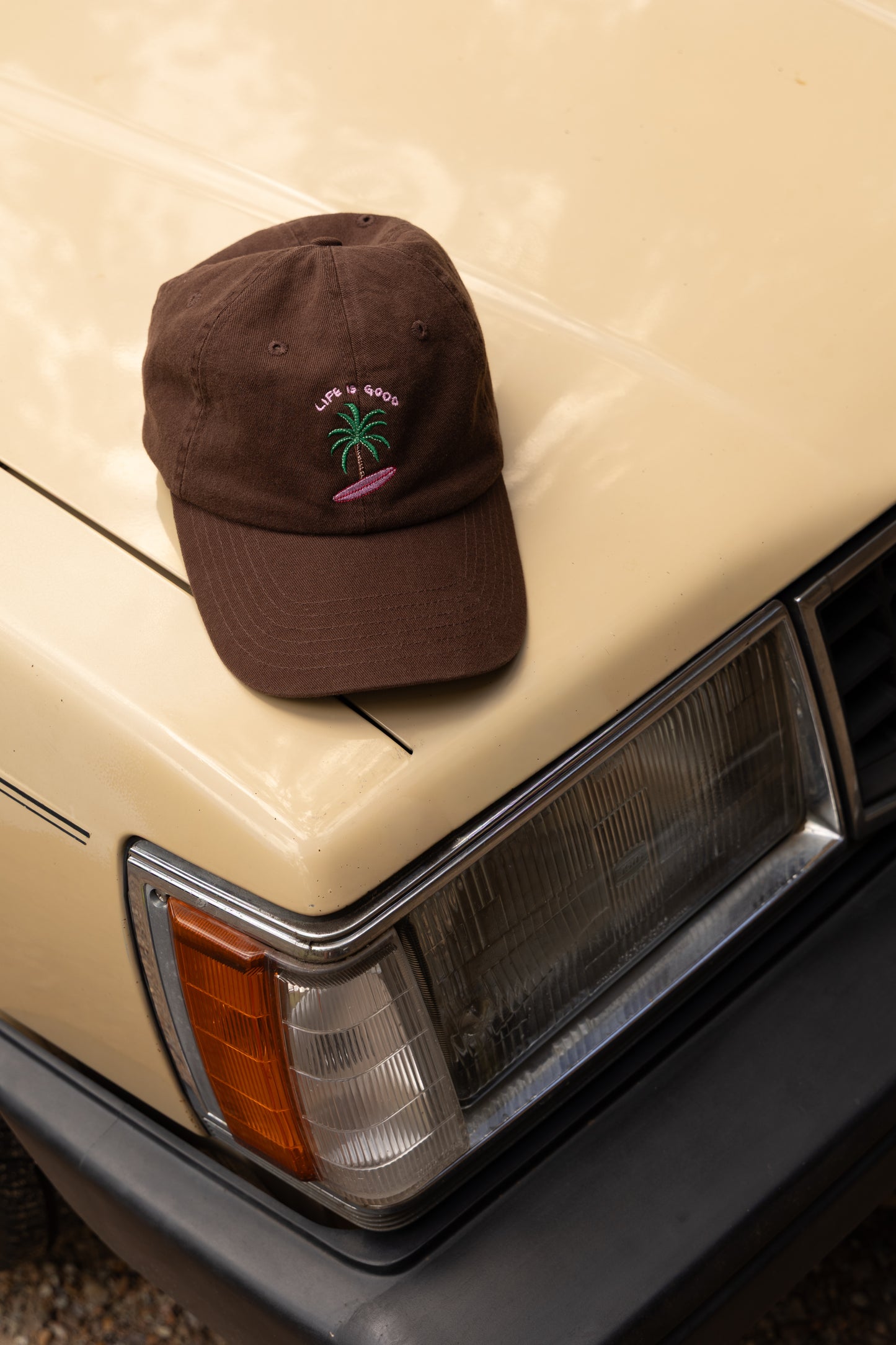 Life is good brown cap LIMITED EDITION