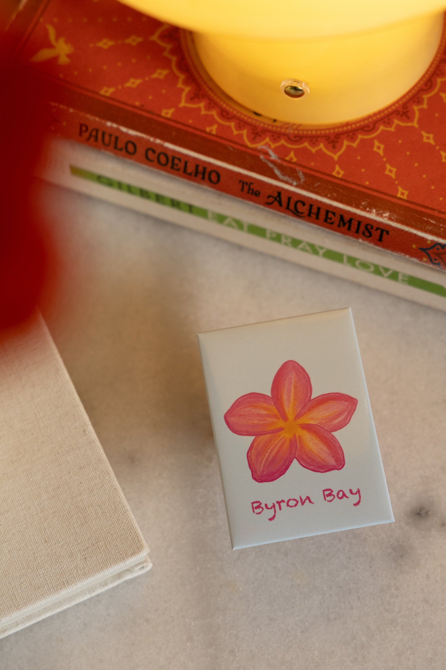 Frangipani Byron Bay art magnet