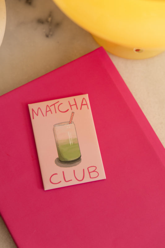 Matcha club art magnet