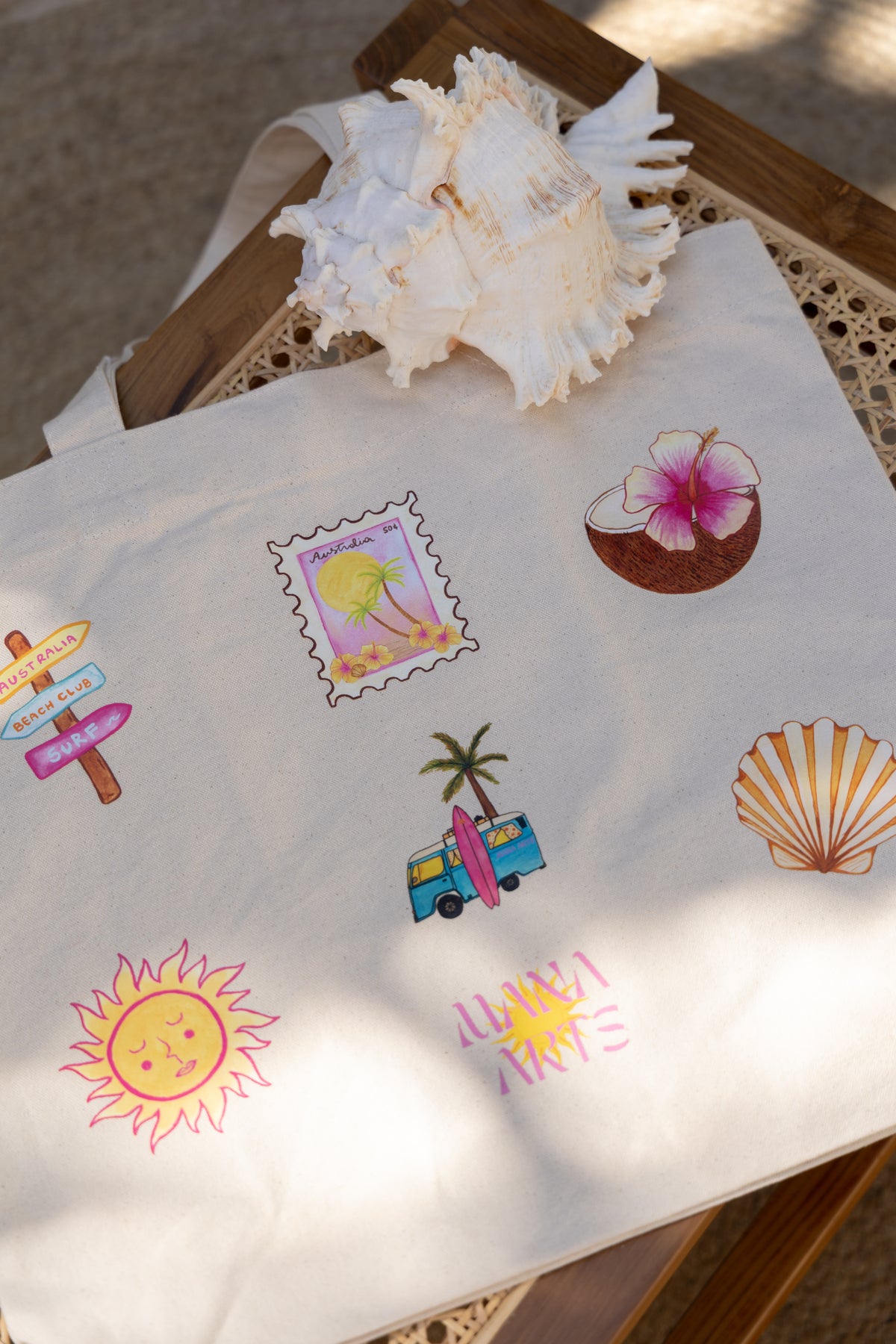Unique designs tote bags