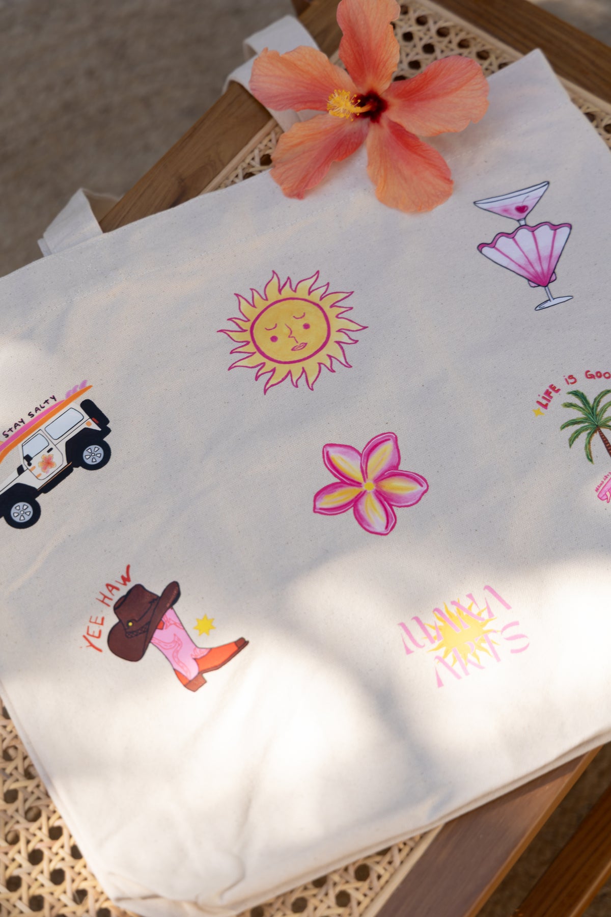 Unique designs tote bags