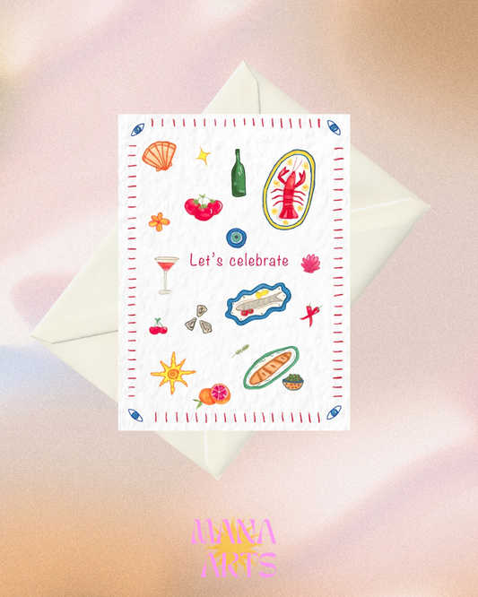 Let's celebrate | Greeting card